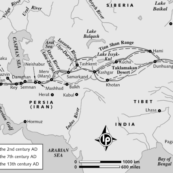Iran on the Silk Road Map 600x600 - IRAN On The Silk Road