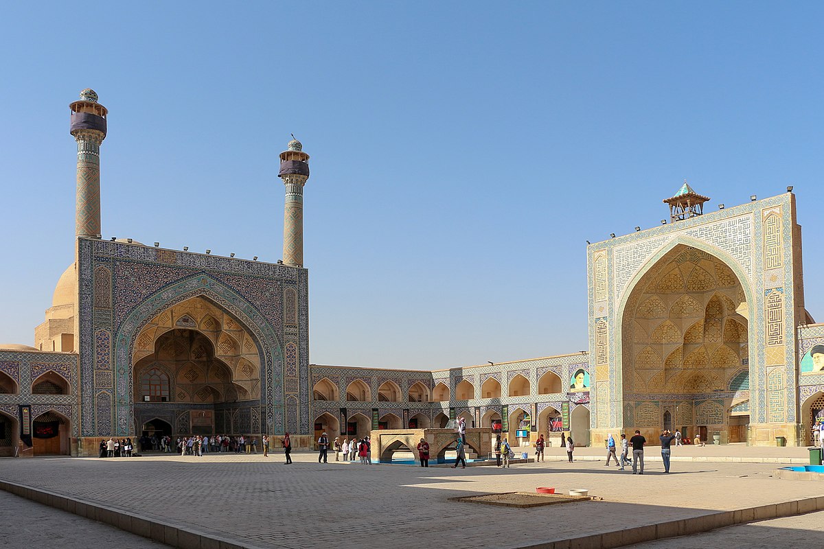 1200px Jameh Mosque of Isfahan 01 - Visit 27 UNESCO Heritage Sites in Iran