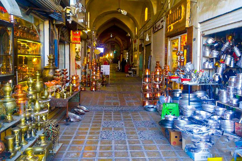 Khan bazaar Yazd - The history of bazaars in Iran