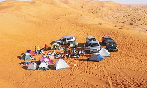 Varzaneh desert  Iran 500x300 - Camping in Iran