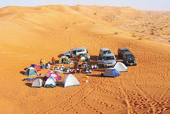 Varzaneh desert  Iran - Camping in Iran