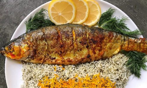 iranian food fish 500x300 - Iranian Caspian Sea Tour